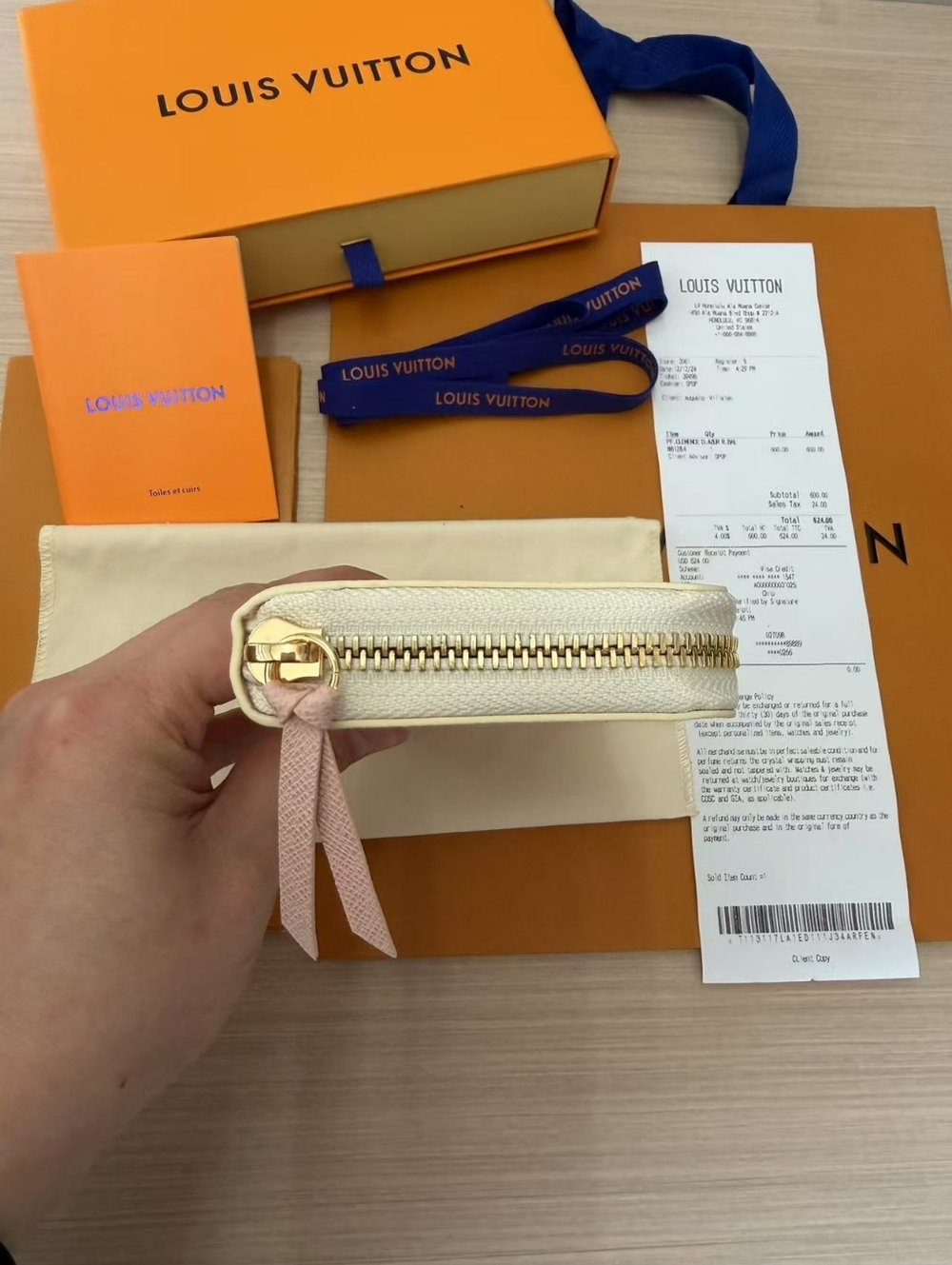 Louis Vuitton Clemence Wallet Damier Azur - Picture 4 of 15